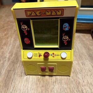 Basic Fun MS Pacman Arcade Game Handheld Namco Retro Mini Console Yellow